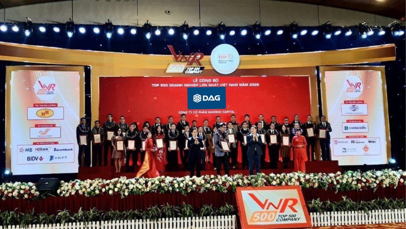 Công ty Cổ phần Tập đoàn Nhựa Đông Á (DAG) tiếp tục vinh dự nằm trong TOP 500 doanh nghiệp lớn nhất Việt Nam